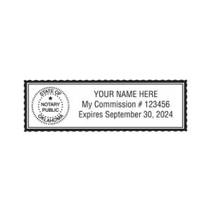 Mobile Oklahoma Notary Stamp